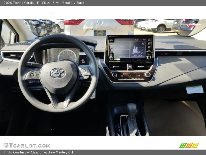 Classic Silver Metallic / Black 2020 Toyota Corolla LE
