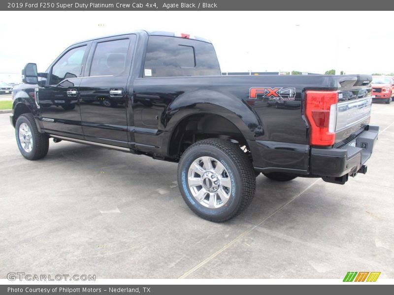 Agate Black / Black 2019 Ford F250 Super Duty Platinum Crew Cab 4x4