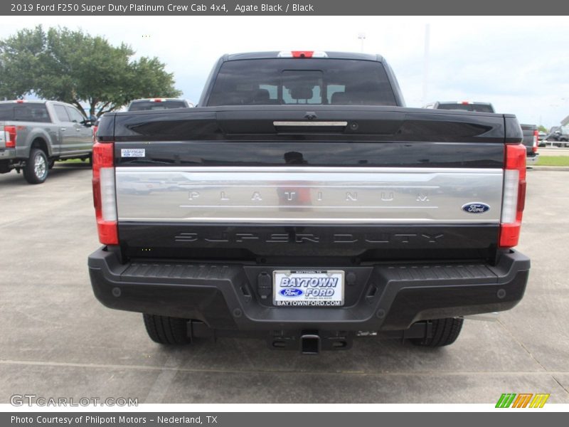 Agate Black / Black 2019 Ford F250 Super Duty Platinum Crew Cab 4x4