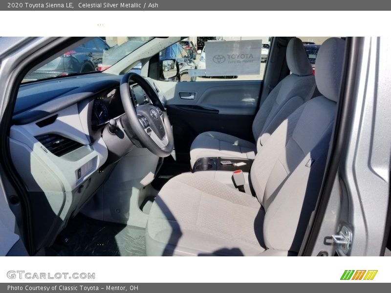Celestial Silver Metallic / Ash 2020 Toyota Sienna LE