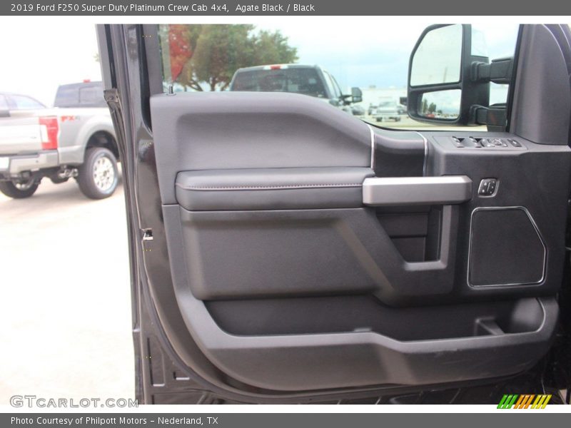 Agate Black / Black 2019 Ford F250 Super Duty Platinum Crew Cab 4x4