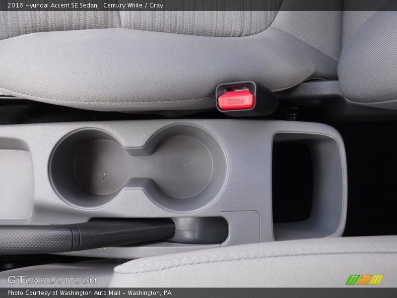 Century White / Gray 2016 Hyundai Accent SE Sedan
