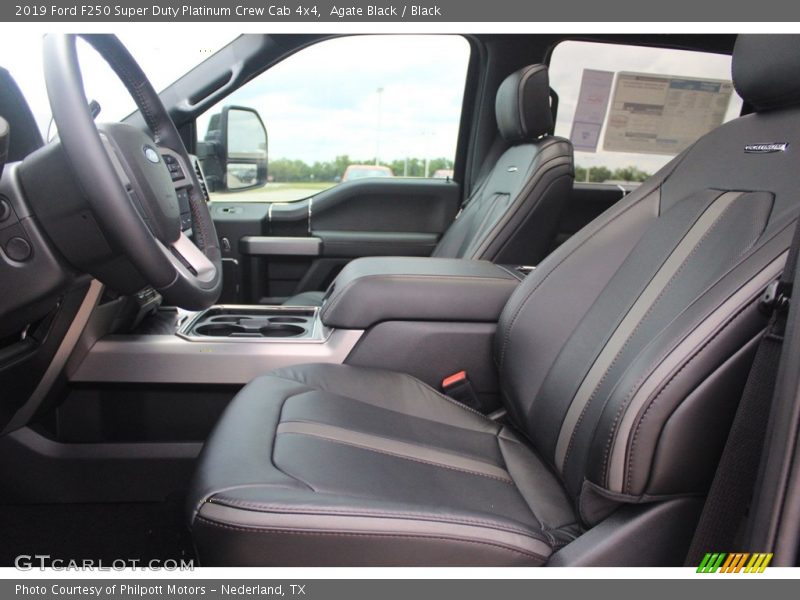 Agate Black / Black 2019 Ford F250 Super Duty Platinum Crew Cab 4x4