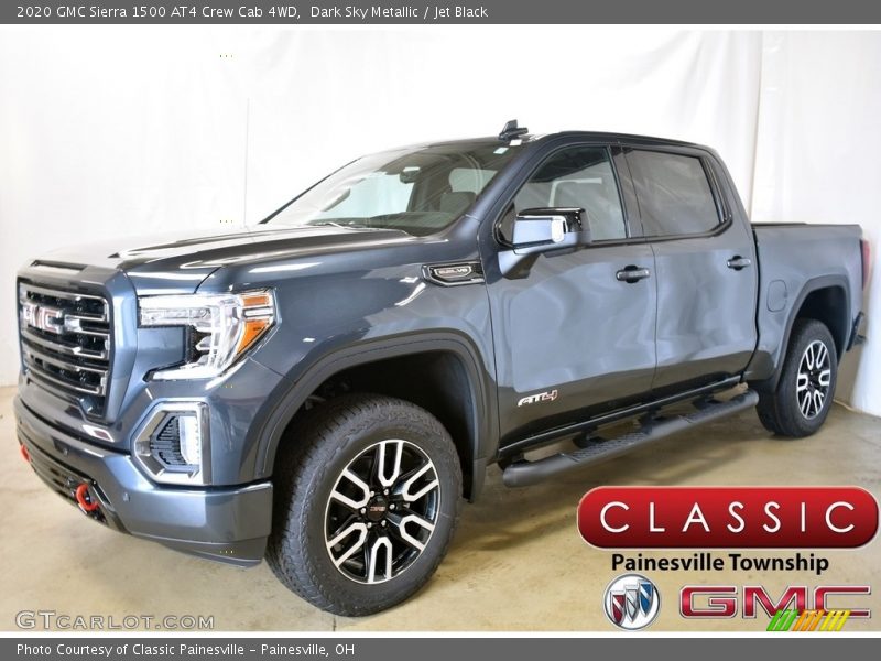 Dark Sky Metallic / Jet Black 2020 GMC Sierra 1500 AT4 Crew Cab 4WD