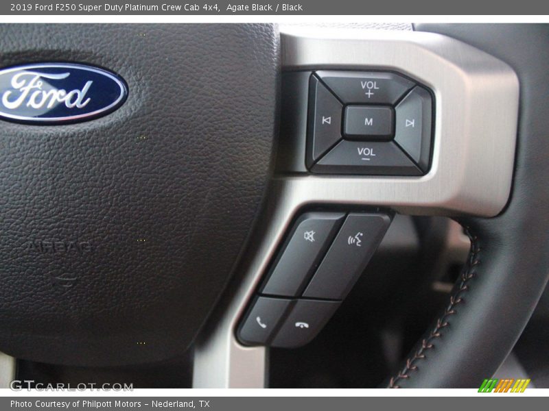 Agate Black / Black 2019 Ford F250 Super Duty Platinum Crew Cab 4x4