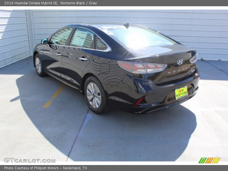Nocturne Black / Gray 2019 Hyundai Sonata Hybrid SE