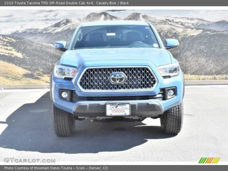 Cavalry Blue / Black 2019 Toyota Tacoma TRD Off-Road Double Cab 4x4