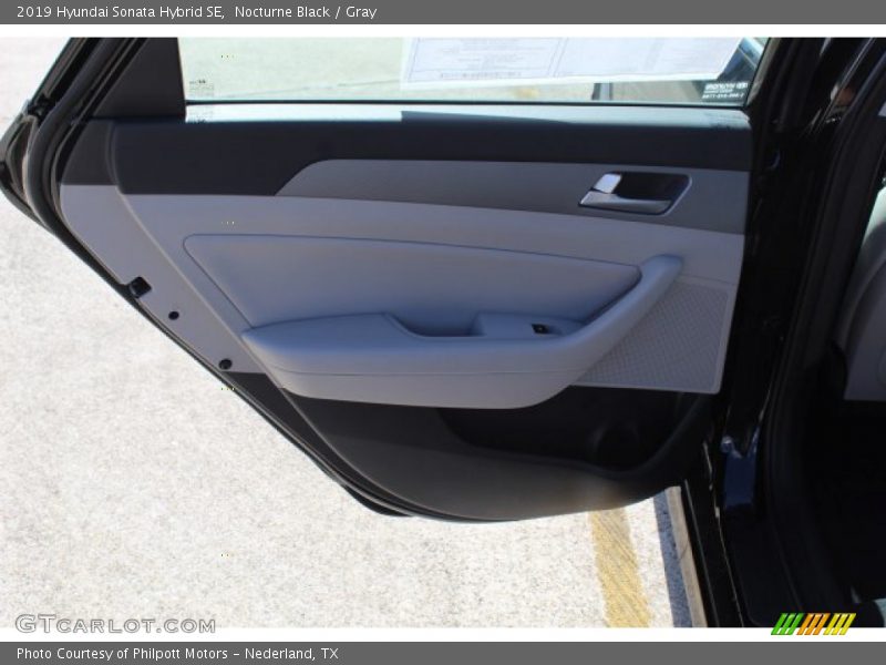 Nocturne Black / Gray 2019 Hyundai Sonata Hybrid SE
