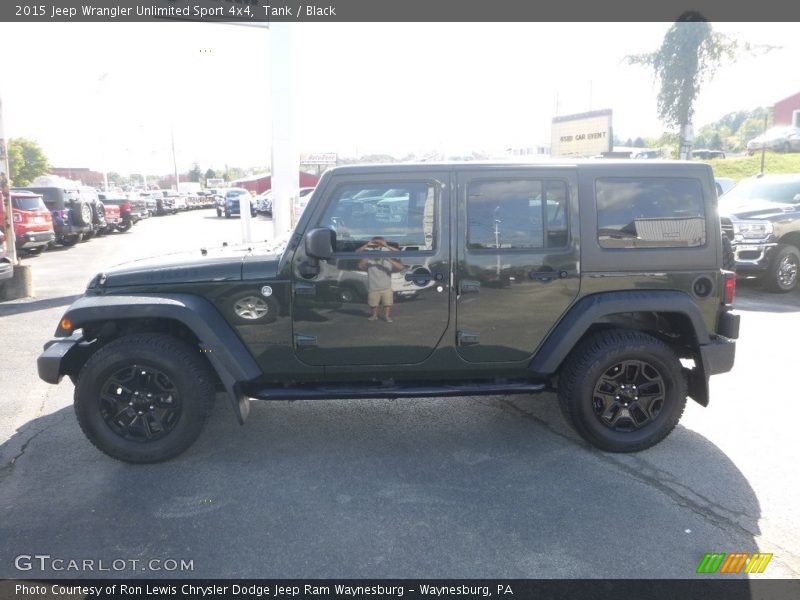 Tank / Black 2015 Jeep Wrangler Unlimited Sport 4x4