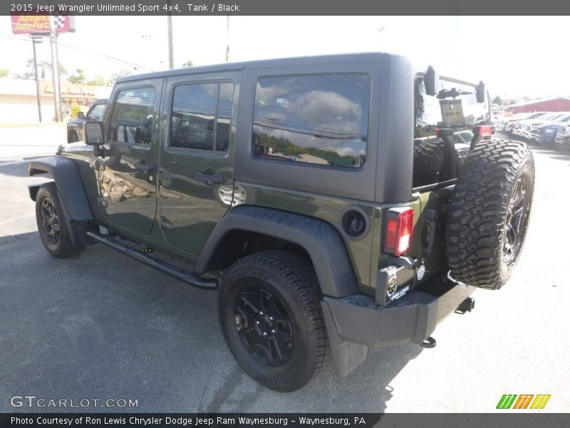 Tank / Black 2015 Jeep Wrangler Unlimited Sport 4x4