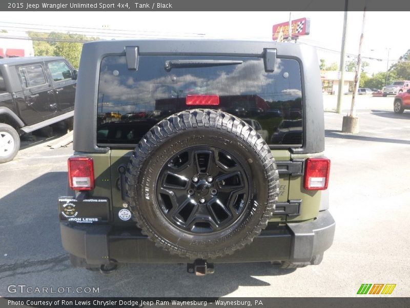 Tank / Black 2015 Jeep Wrangler Unlimited Sport 4x4