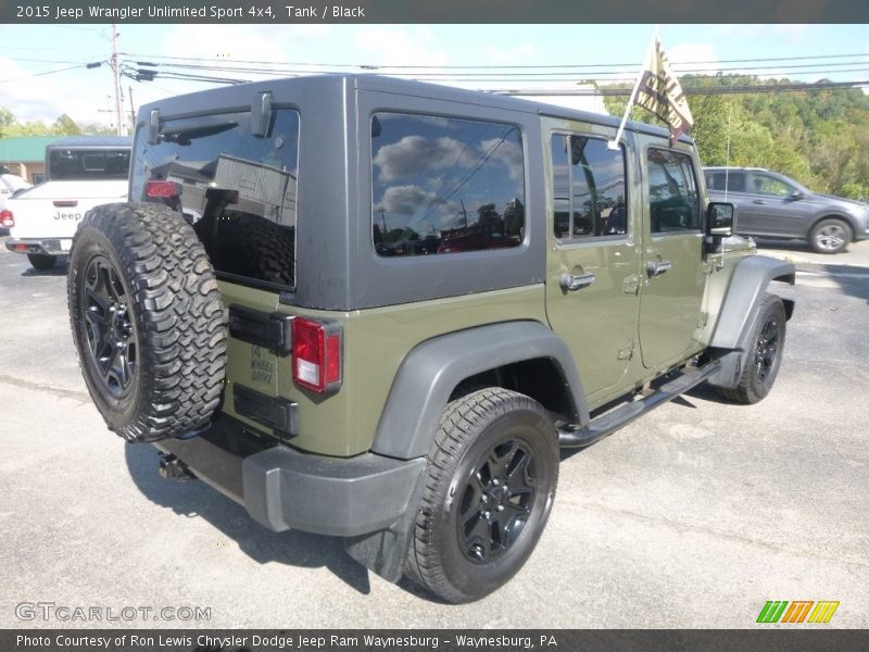 Tank / Black 2015 Jeep Wrangler Unlimited Sport 4x4