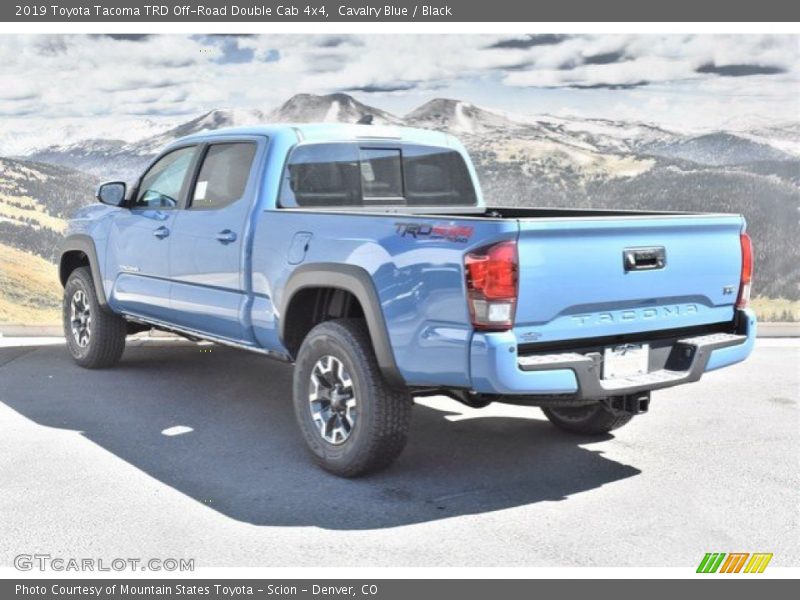 Cavalry Blue / Black 2019 Toyota Tacoma TRD Off-Road Double Cab 4x4