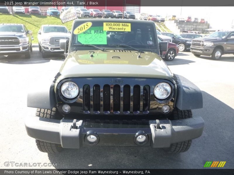 Tank / Black 2015 Jeep Wrangler Unlimited Sport 4x4