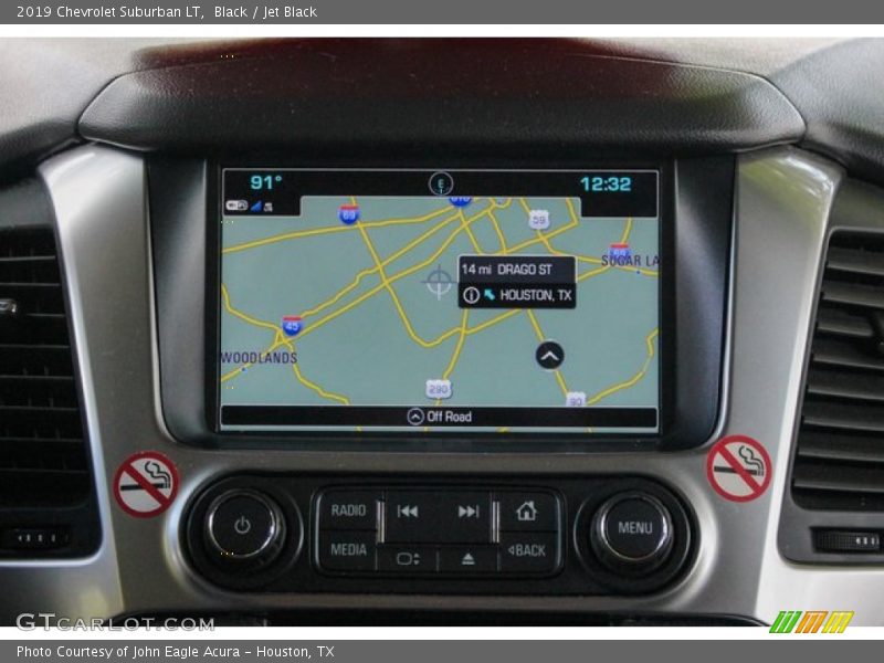 Navigation of 2019 Suburban LT