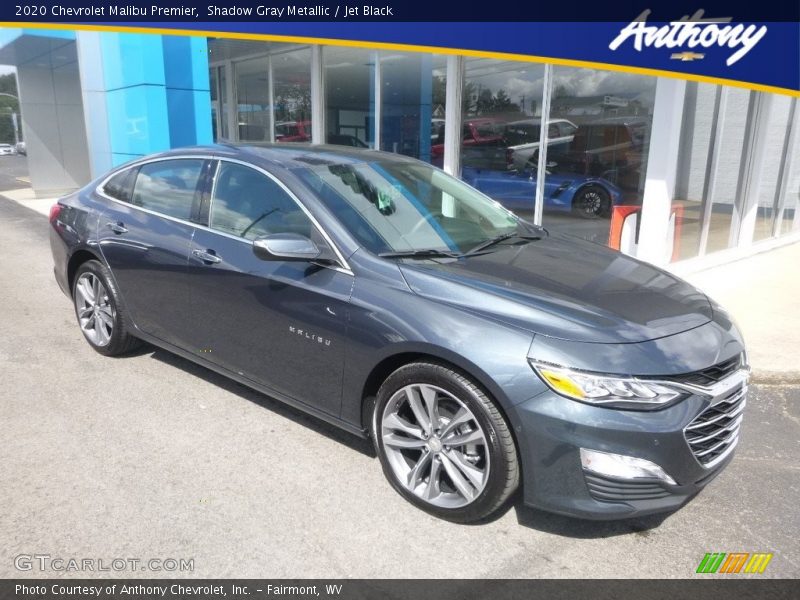 Shadow Gray Metallic / Jet Black 2020 Chevrolet Malibu Premier