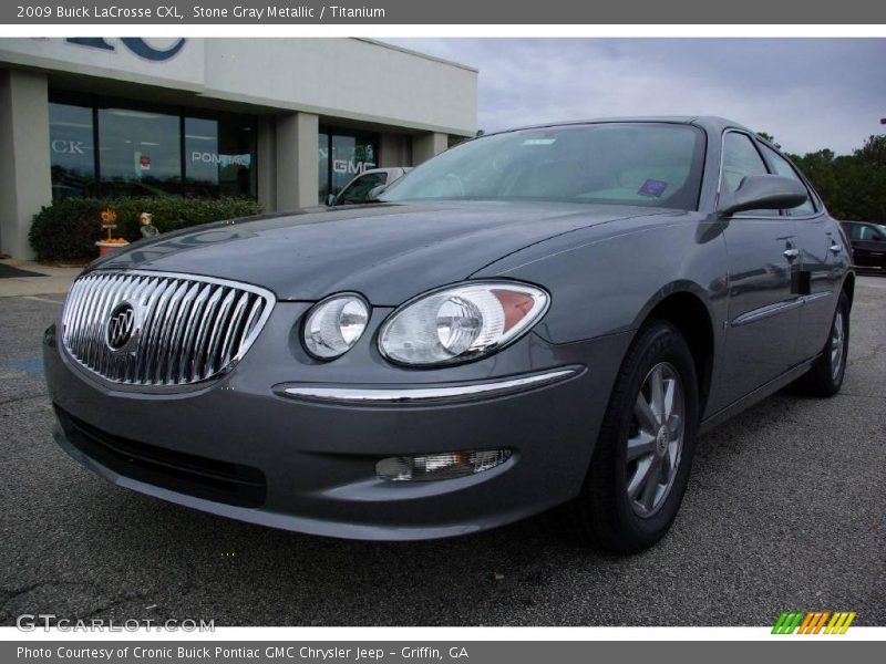Stone Gray Metallic / Titanium 2009 Buick LaCrosse CXL