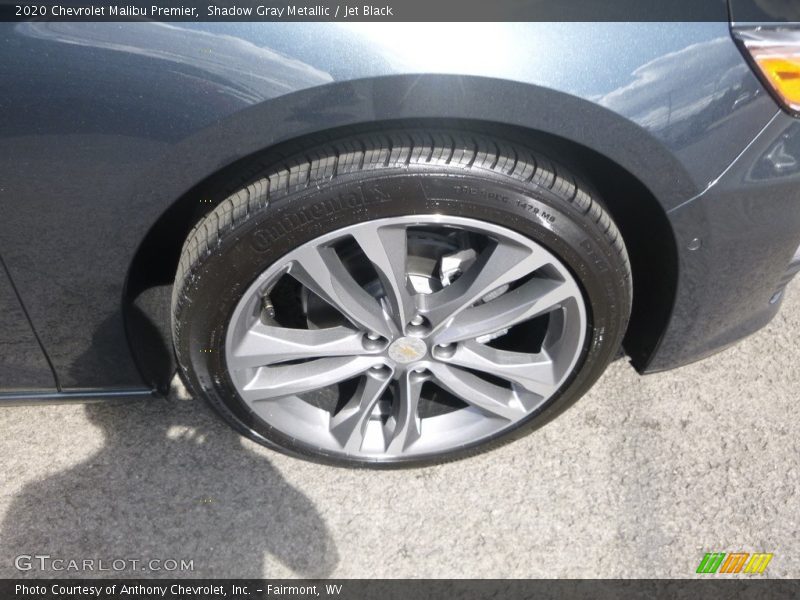 Shadow Gray Metallic / Jet Black 2020 Chevrolet Malibu Premier