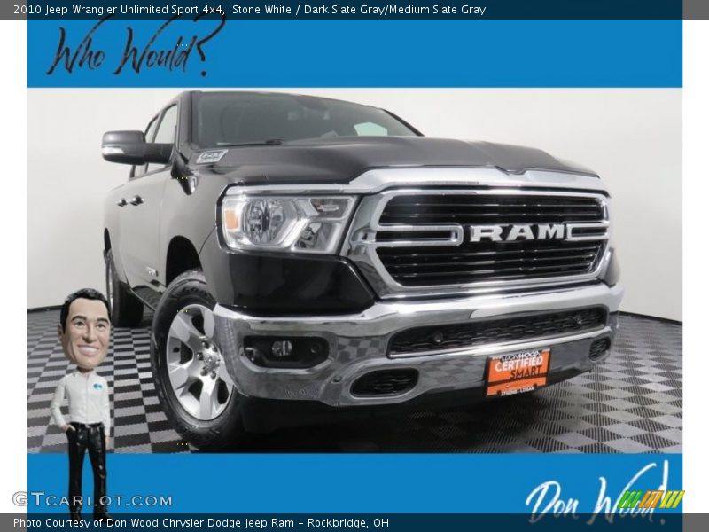 Stone White / Dark Slate Gray/Medium Slate Gray 2010 Jeep Wrangler Unlimited Sport 4x4