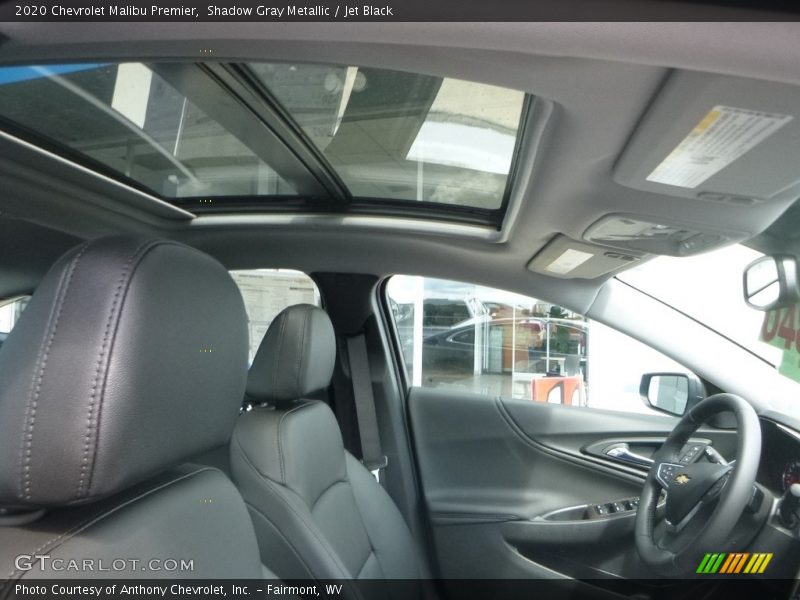 Shadow Gray Metallic / Jet Black 2020 Chevrolet Malibu Premier