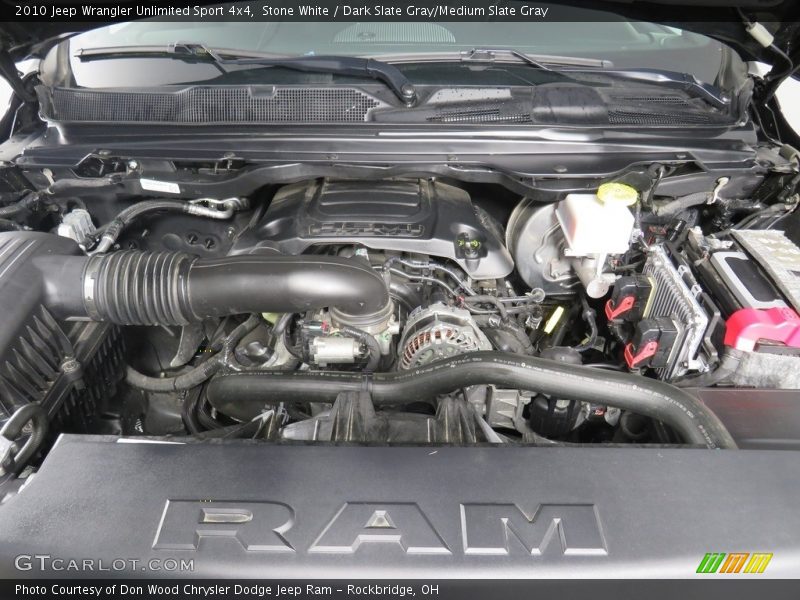 Stone White / Dark Slate Gray/Medium Slate Gray 2010 Jeep Wrangler Unlimited Sport 4x4