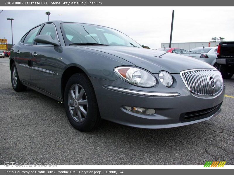 Stone Gray Metallic / Titanium 2009 Buick LaCrosse CXL