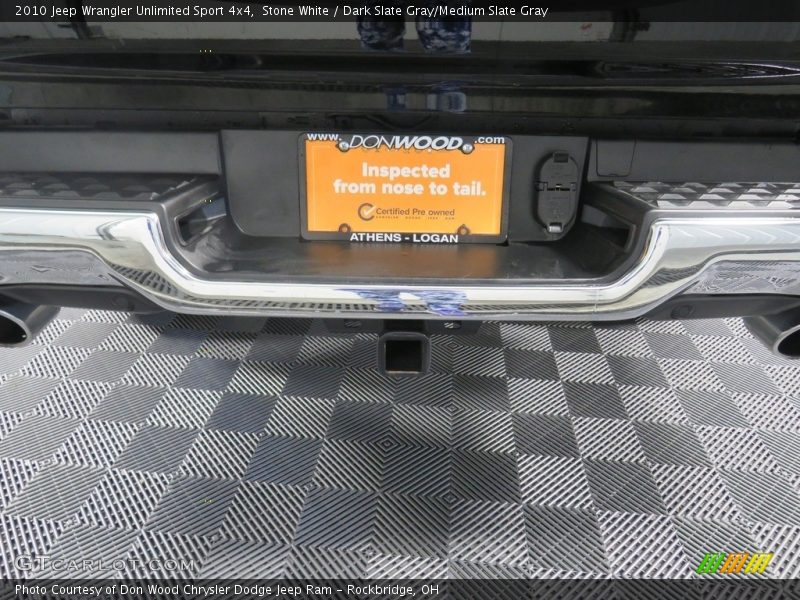 Stone White / Dark Slate Gray/Medium Slate Gray 2010 Jeep Wrangler Unlimited Sport 4x4