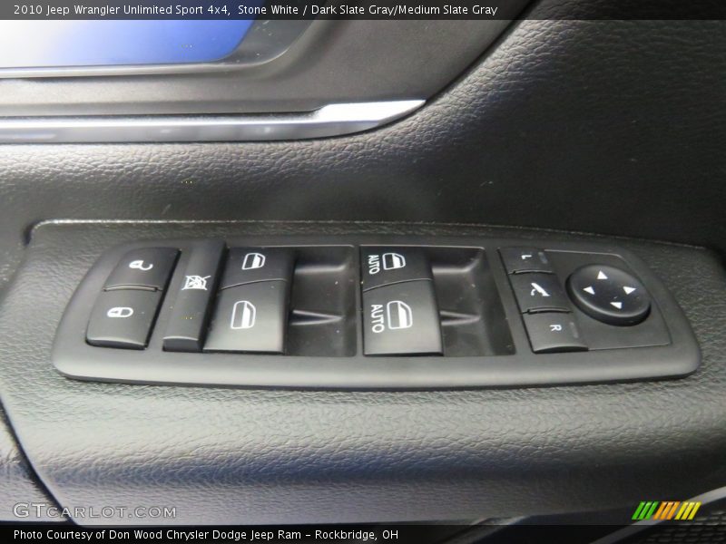 Stone White / Dark Slate Gray/Medium Slate Gray 2010 Jeep Wrangler Unlimited Sport 4x4