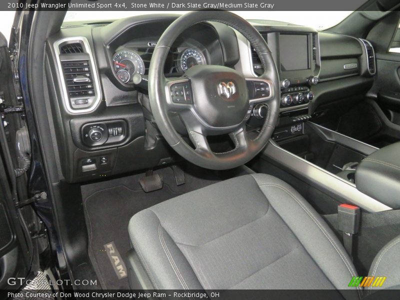 Stone White / Dark Slate Gray/Medium Slate Gray 2010 Jeep Wrangler Unlimited Sport 4x4