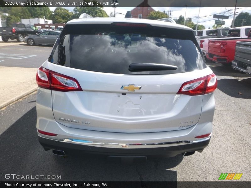 Silver Ice Metallic / Ash Gray 2020 Chevrolet Equinox LT AWD