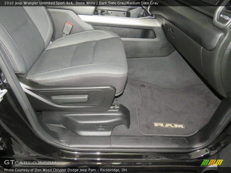 Stone White / Dark Slate Gray/Medium Slate Gray 2010 Jeep Wrangler Unlimited Sport 4x4