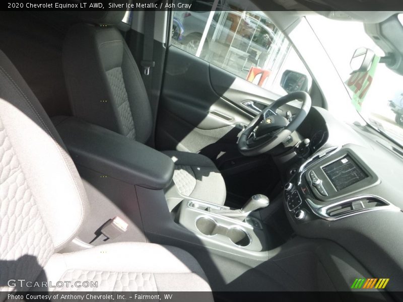 Silver Ice Metallic / Ash Gray 2020 Chevrolet Equinox LT AWD