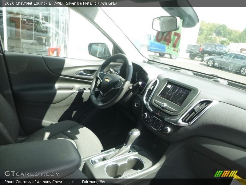 Silver Ice Metallic / Ash Gray 2020 Chevrolet Equinox LT AWD