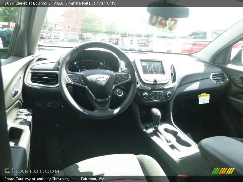 Silver Ice Metallic / Ash Gray 2020 Chevrolet Equinox LT AWD