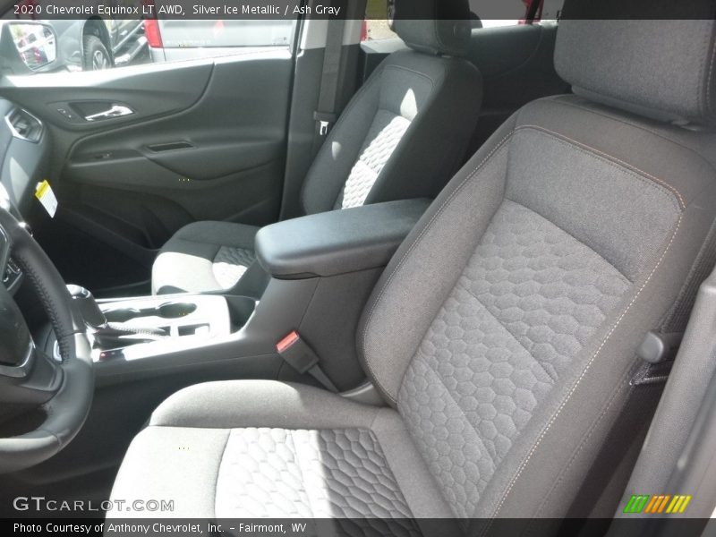 Silver Ice Metallic / Ash Gray 2020 Chevrolet Equinox LT AWD