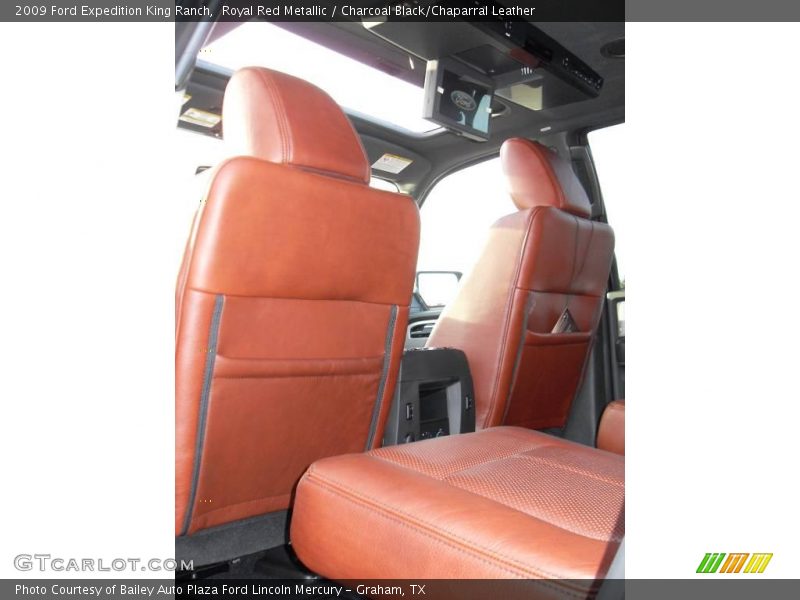 Royal Red Metallic / Charcoal Black/Chaparral Leather 2009 Ford Expedition King Ranch