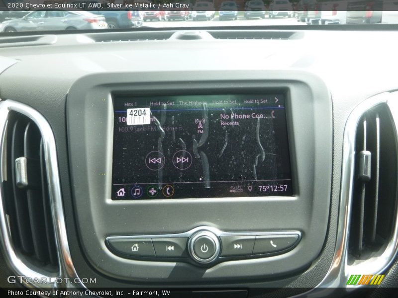 Silver Ice Metallic / Ash Gray 2020 Chevrolet Equinox LT AWD