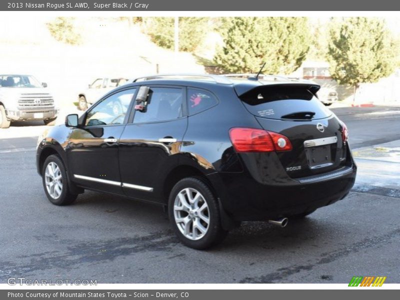 Super Black / Gray 2013 Nissan Rogue SL AWD