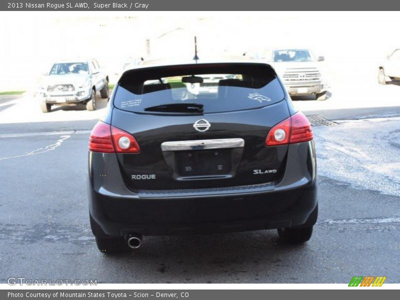 Super Black / Gray 2013 Nissan Rogue SL AWD