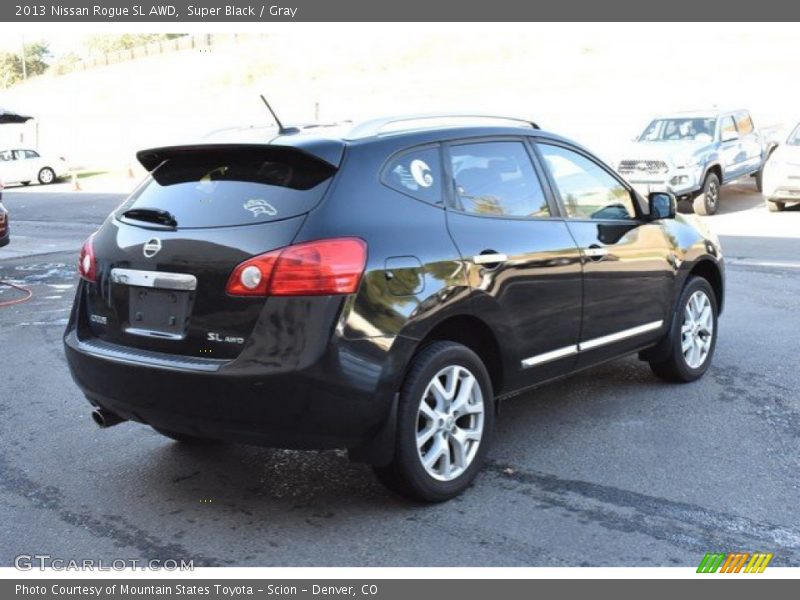 Super Black / Gray 2013 Nissan Rogue SL AWD
