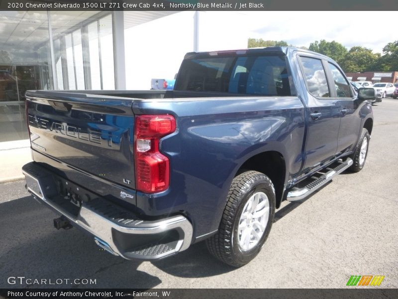 Northsky Blue Metallic / Jet Black 2020 Chevrolet Silverado 1500 LT Z71 Crew Cab 4x4