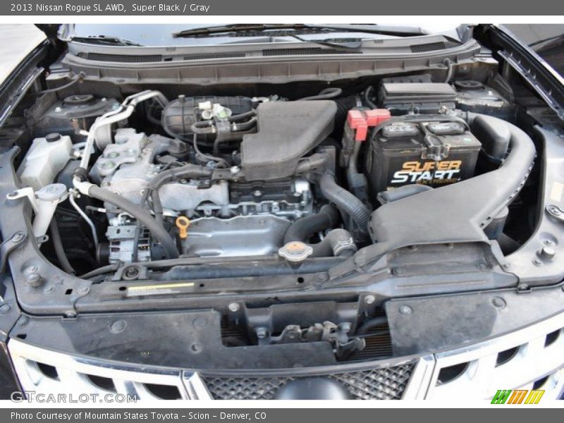 Super Black / Gray 2013 Nissan Rogue SL AWD