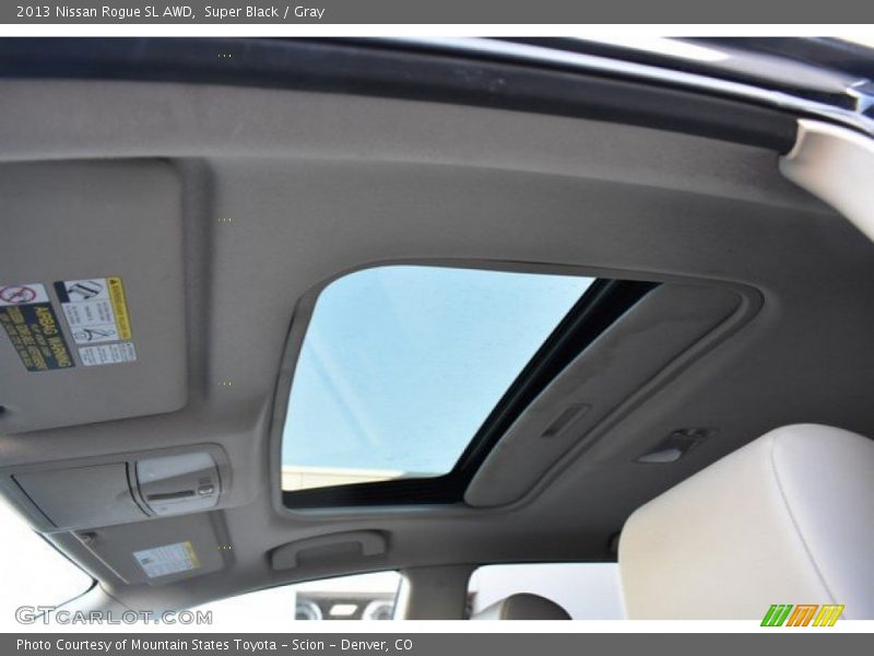 Super Black / Gray 2013 Nissan Rogue SL AWD