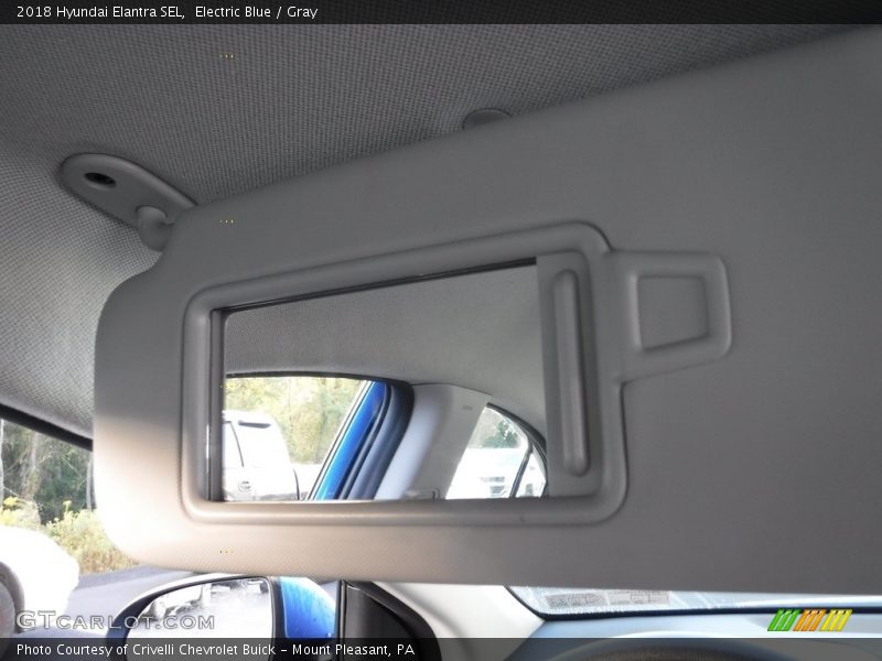 Electric Blue / Gray 2018 Hyundai Elantra SEL
