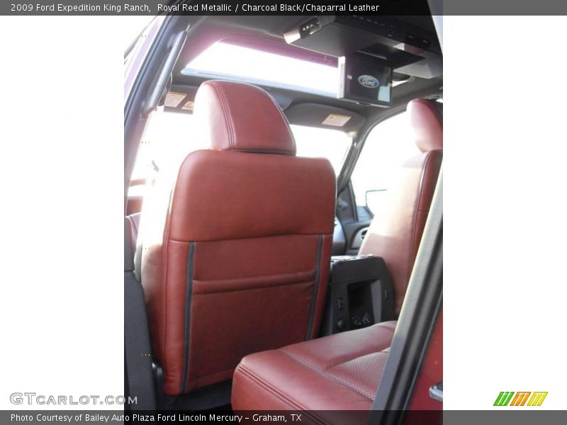 Royal Red Metallic / Charcoal Black/Chaparral Leather 2009 Ford Expedition King Ranch