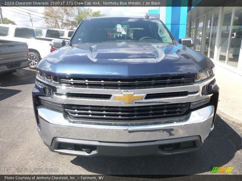Northsky Blue Metallic / Jet Black 2020 Chevrolet Silverado 1500 LT Z71 Crew Cab 4x4