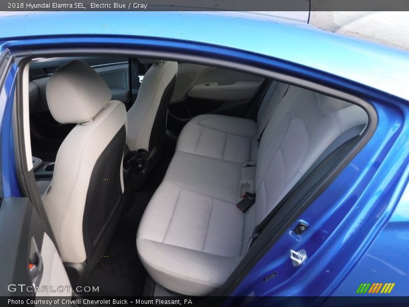 Electric Blue / Gray 2018 Hyundai Elantra SEL