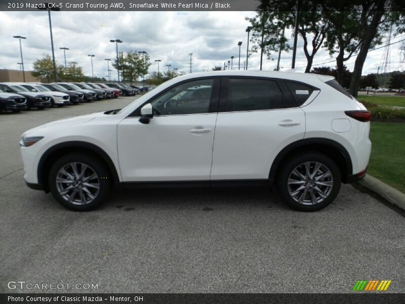 Snowflake White Pearl Mica / Black 2019 Mazda CX-5 Grand Touring AWD