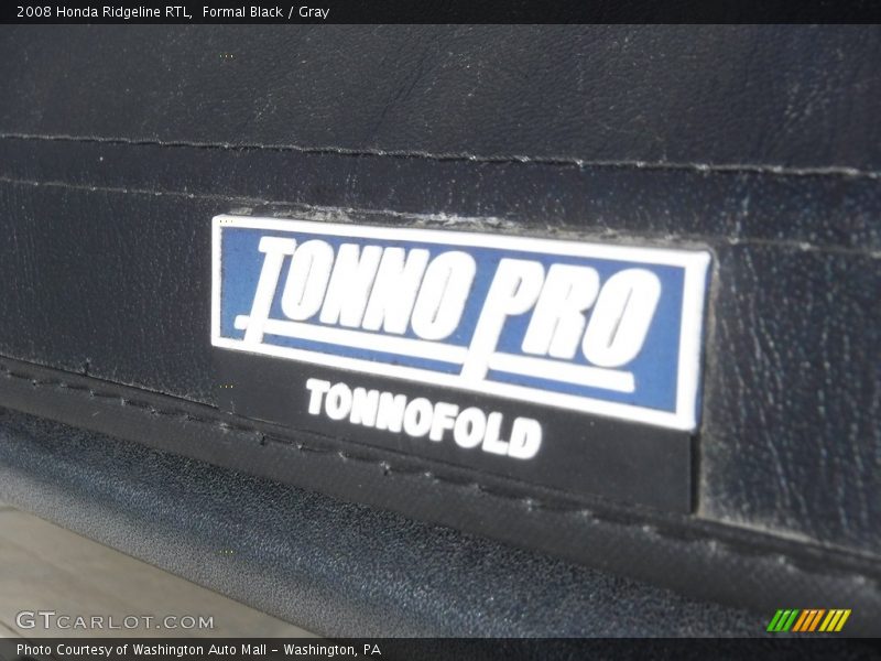 Formal Black / Gray 2008 Honda Ridgeline RTL