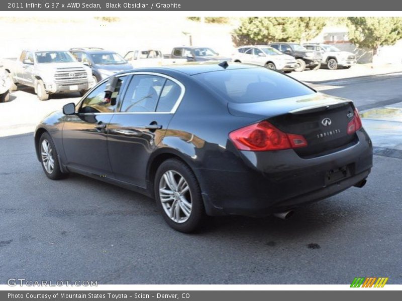 Black Obsidian / Graphite 2011 Infiniti G 37 x AWD Sedan